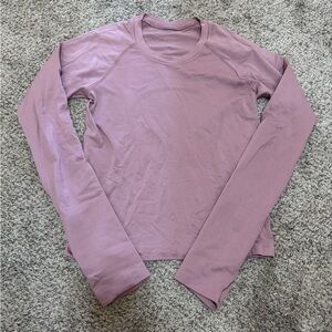 Lululemon long sleeve swiftly tech race length size 4